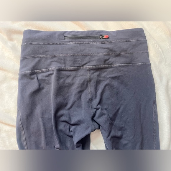 Athleta Gray and Orange Women’s Athletic Workout Exercise Capri Leggings Size XS - Picture 12 of 14